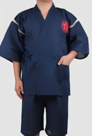 Navy Blue Sakura Koi Fish Jinbei