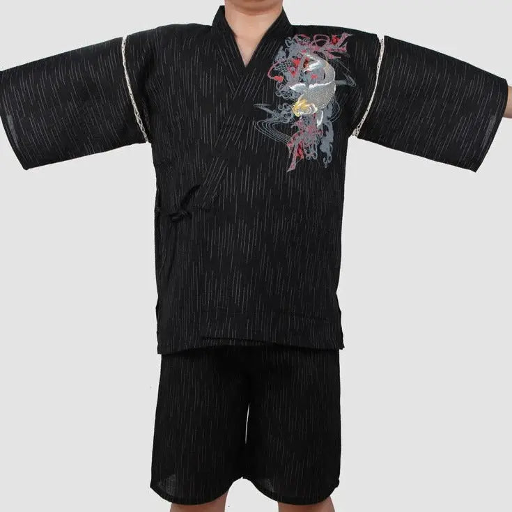 Koi Fish Waves Traditional Jinbei