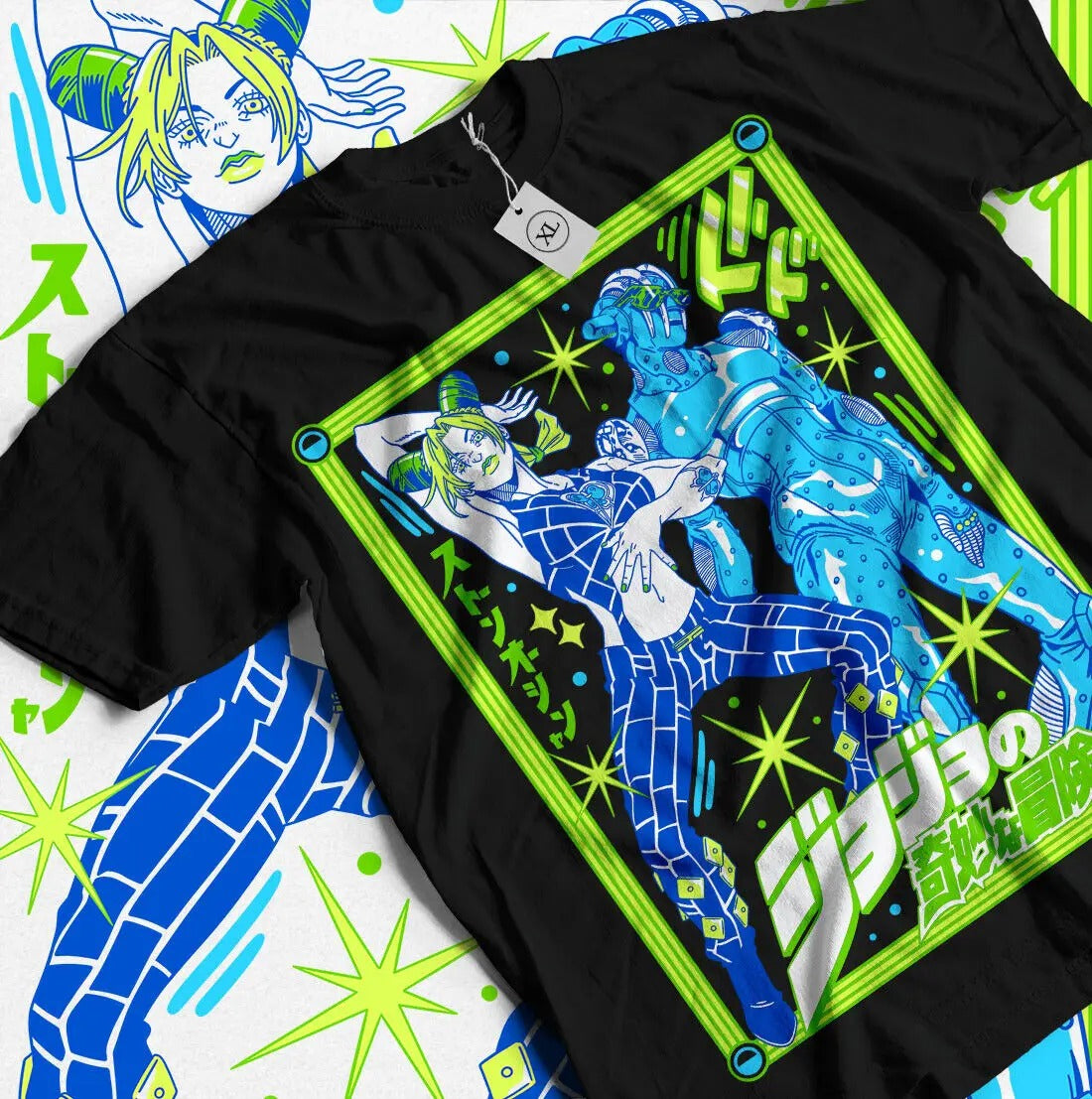 Cujoh Jolyne Retro Anime Shirt