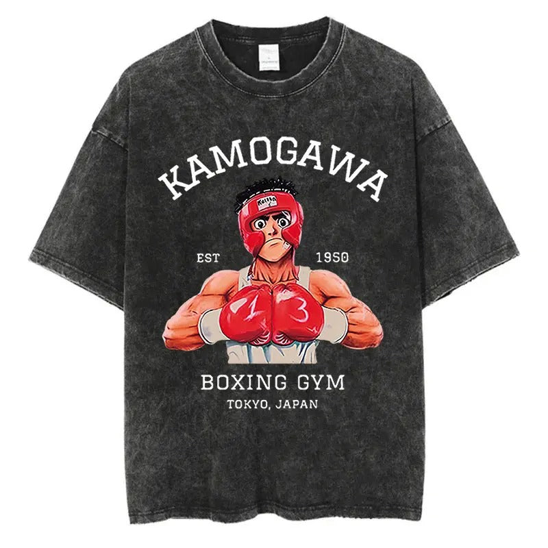 Kamogawa Gym Vintage Anime Shirt