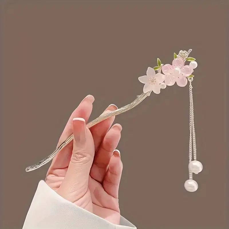 Perla de flor de cerezo Kanzashi