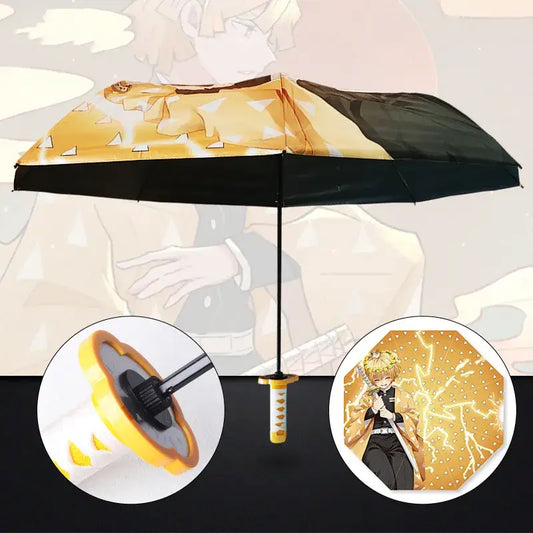 Zenitsu Agatsuma Katana Umbrella