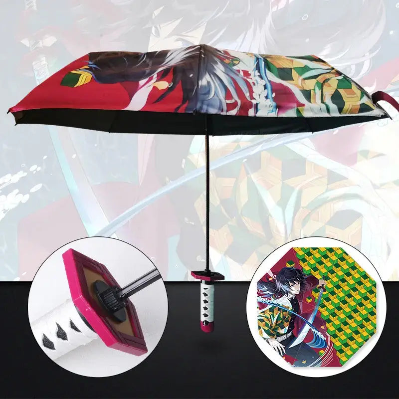 Paraguas Giyu Tomioka Katana