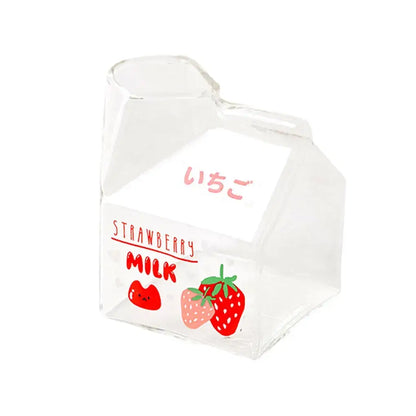 Kawaii Milk Box Cup