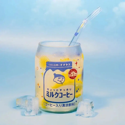 Cool Yoghurt Cup with Straw