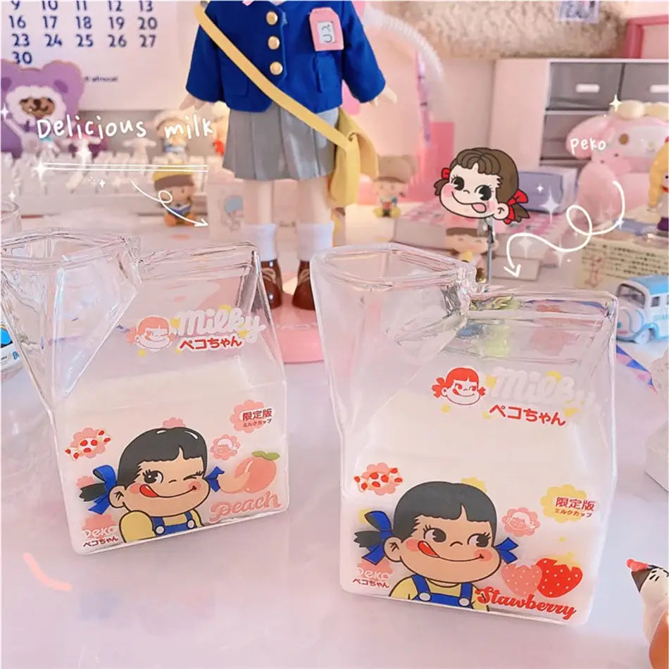 Peko Chan Milk Box Cup