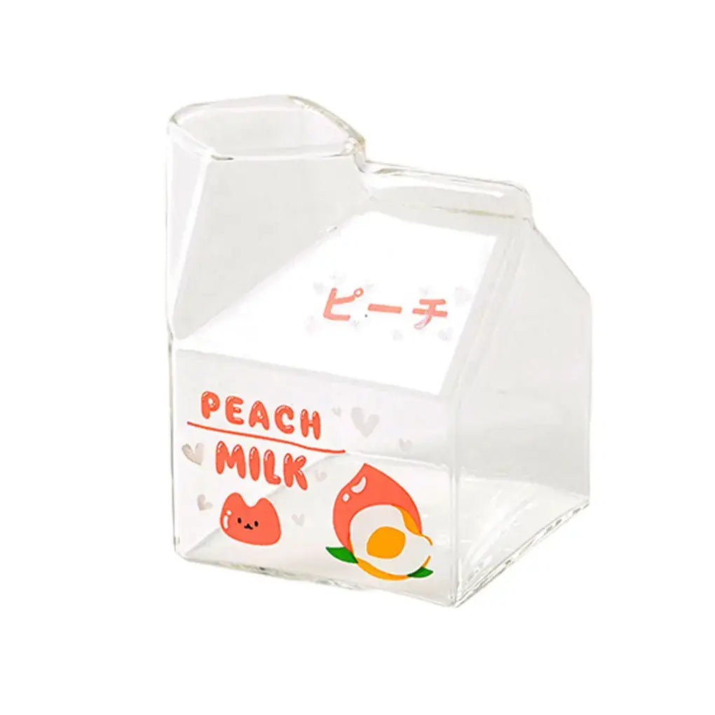 Kawaii Milk Box Cup