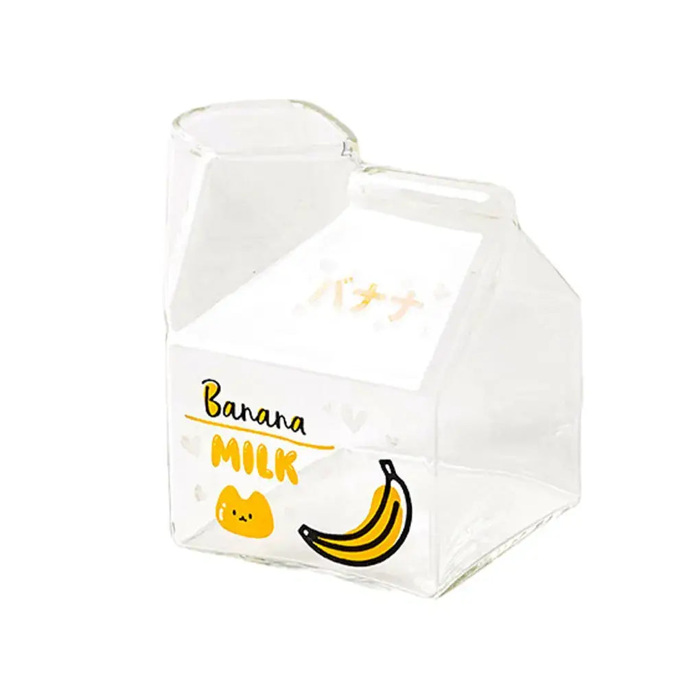 Kawaii Milk Box Cup