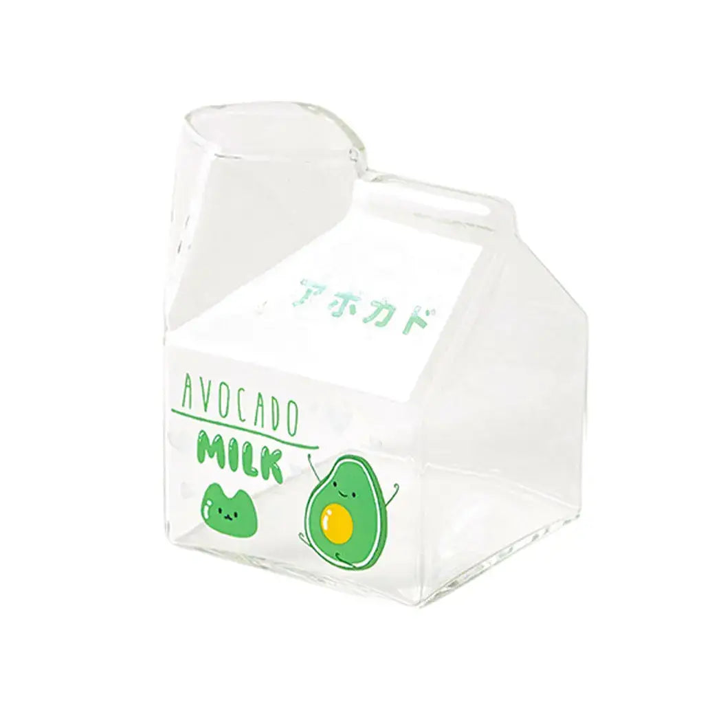 Kawaii Milk Box Cup