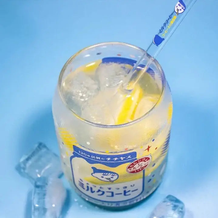 Cool Yoghurt Cup with Straw