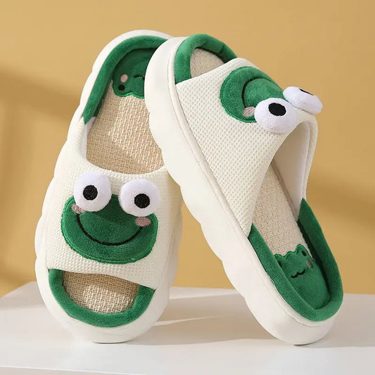 Big Eye Frog Kawaii Slippers