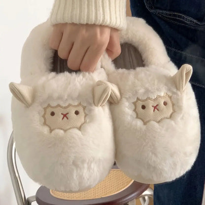 Cozy White Sheep Kawaii Slippers