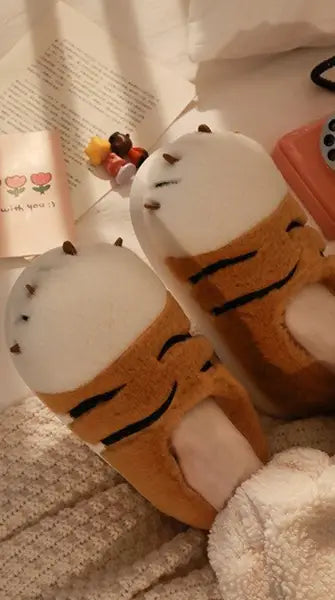 Comfy Tiger Paw Kawaii Slippers