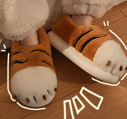 Comfy Tiger Paw Kawaii Slippers