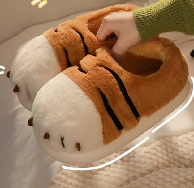 Comfy Tiger Paw Kawaii Slippers