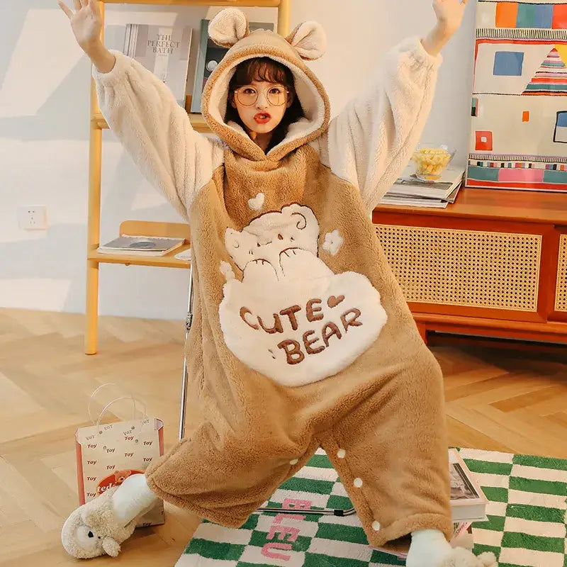 Cute Bear Kigurumi Onesie