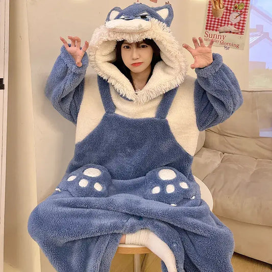 Tutina Kigurumi del lupo cattivo