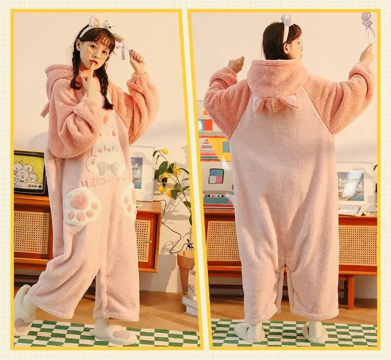 Kawaii Cat Kigurumi Onesie