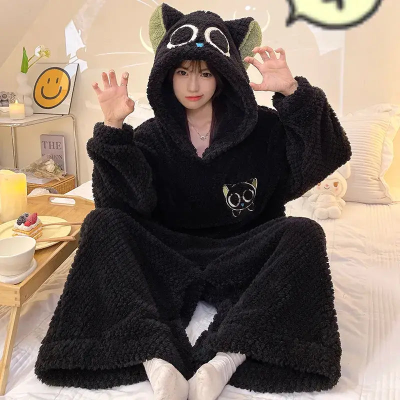Black Cat Kigurumi Onesie