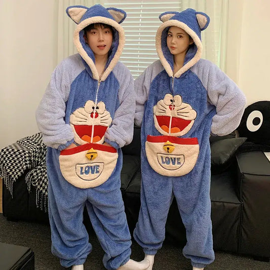 Doraemon Love Kigurumi Tutina