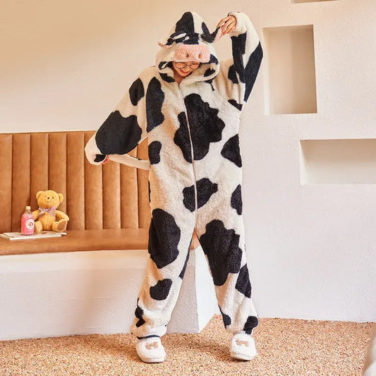 Combinaison Kigurumi vache mignonne