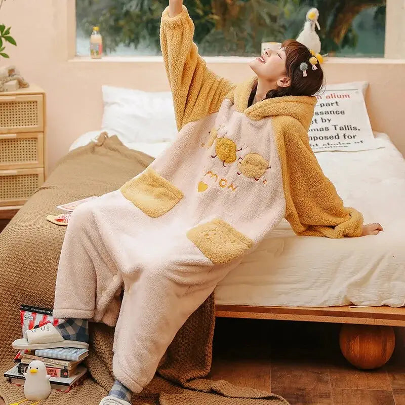 Kawaii Lemon Kigurumi Onesie