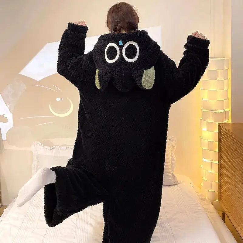 Black Cat Kigurumi Onesie