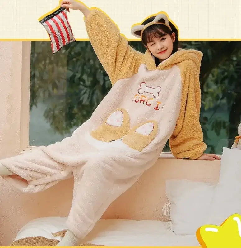 Corgi Dog Kigurumi Onesie