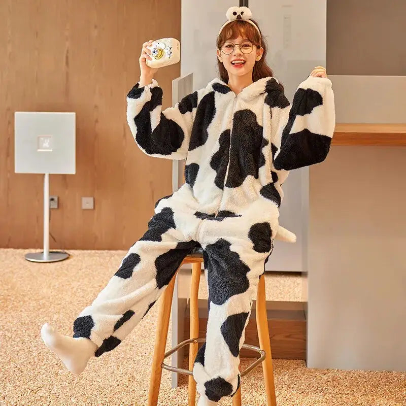 Cute Cow Kigurumi Onesie