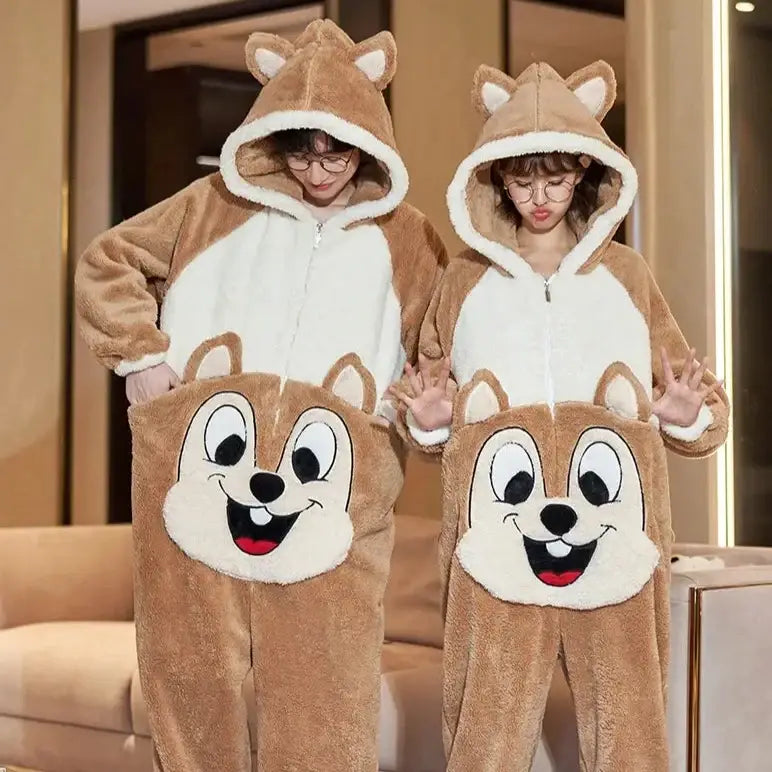 Happy Squirrel Kigurumi Onesie