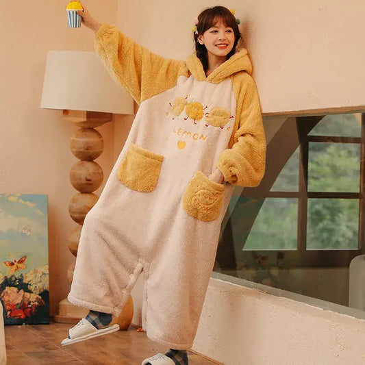 Tutina Kigurumi al limone Kawaii