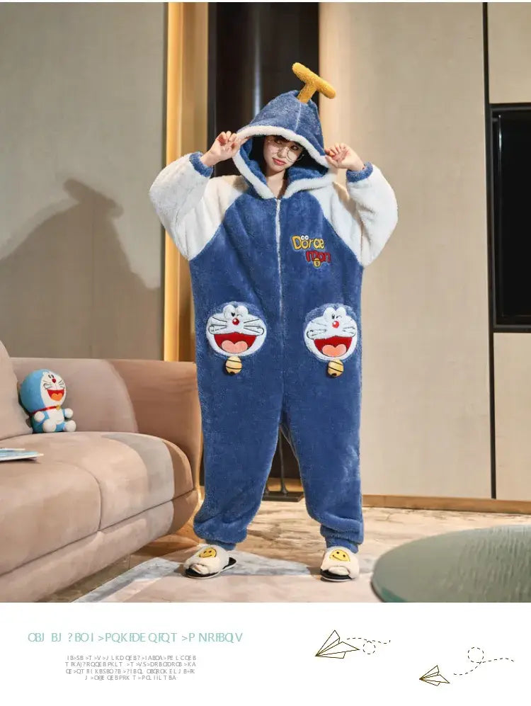 Happy Doraemon Kigurumi Onesie