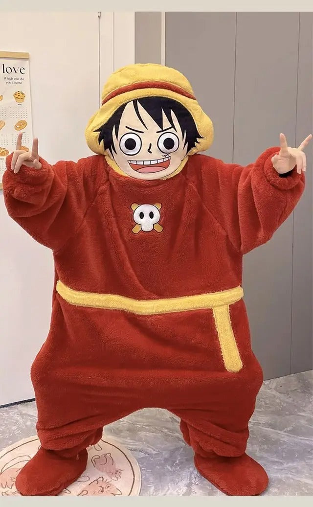 Funny Luffy Kigurumi Onesie