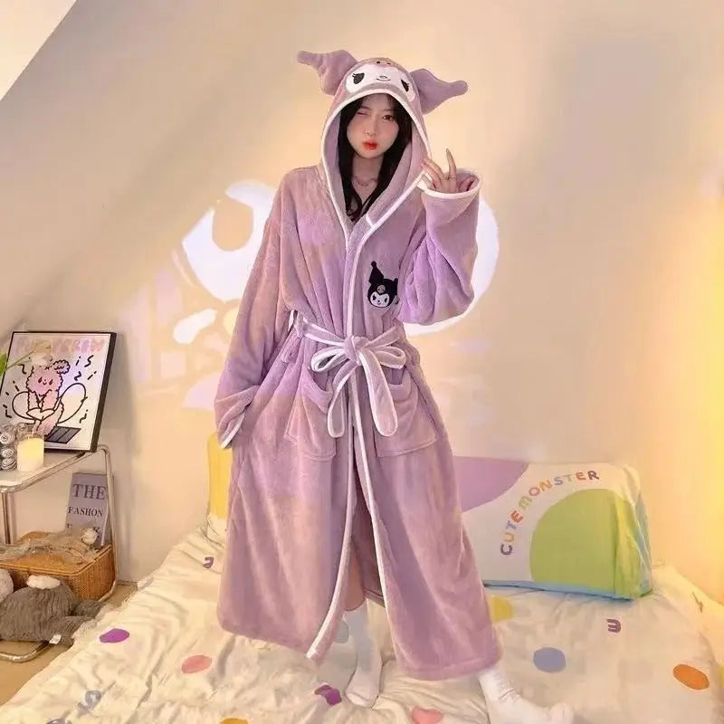 Kuromi Bathrobe