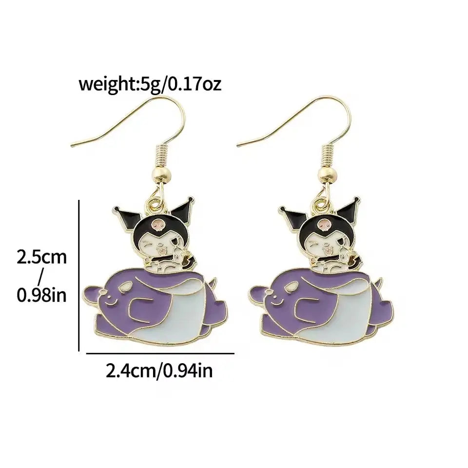 Kuromi Earrings