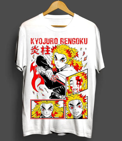 Kyojuro Rengoku Retro Anime Shirt