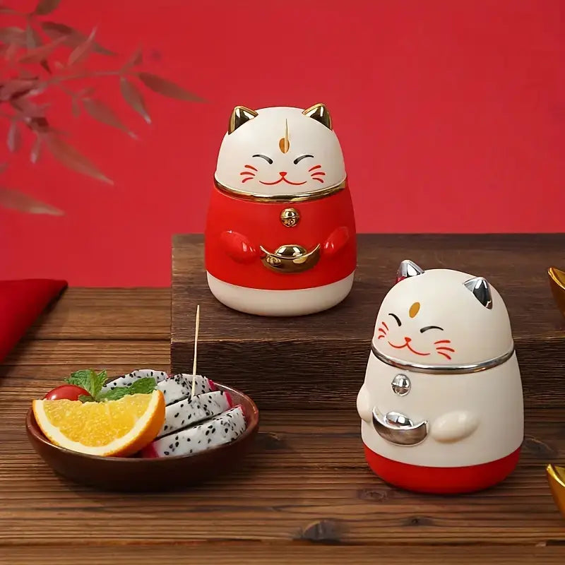 Toothpick Holder Maneki Neko