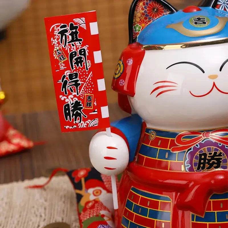 Samurai Bushi Lucky Cat