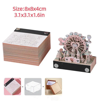 Ferris Wheel 3D Memo Pad Omoshiroi