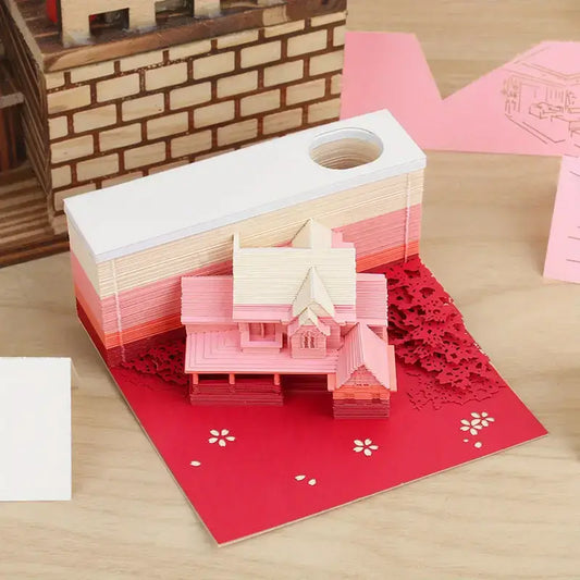 Sakura Home 3D Memo Pad Omoshiroi