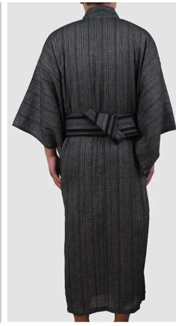 Yukata Traditionnel Gris pour Homme