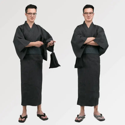 Charcoal Men’s Yukata