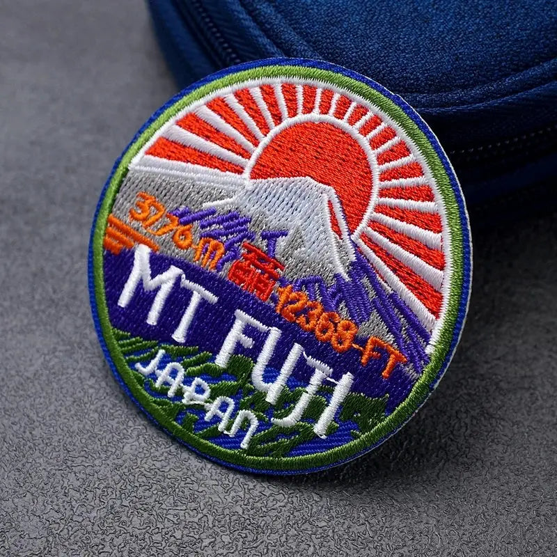 Patch rétro du Mont Fuji