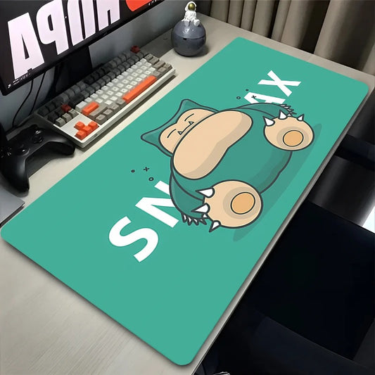 Snorlax Green Anime Mouse Pad