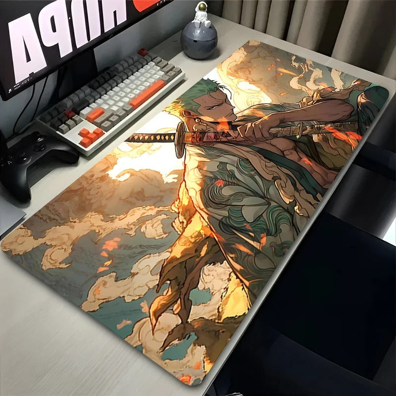 Zoro Sunrise Anime Mouse Pad