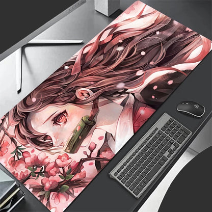 Nezuko Blossom Anime Mouse Pad