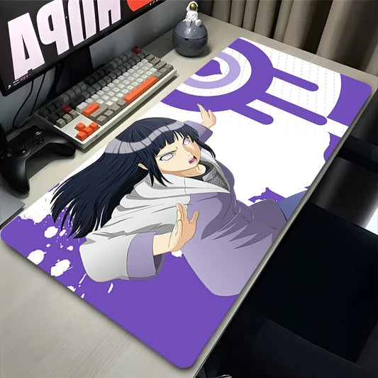 Hinata Purple Anime Mouse Pad