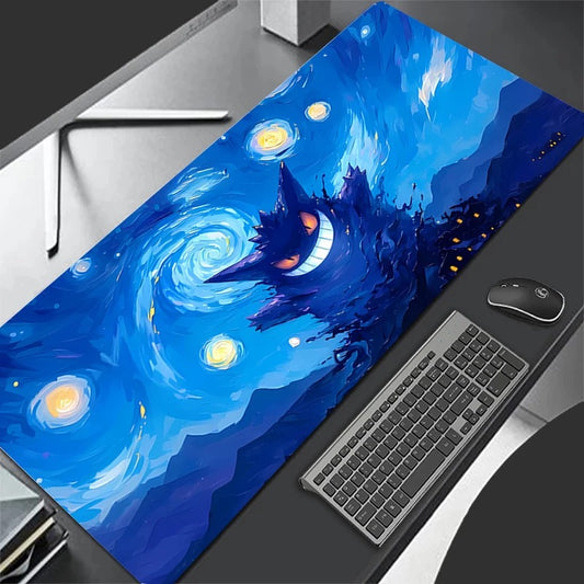 Gengar Starry Night Anime Mouse Pad