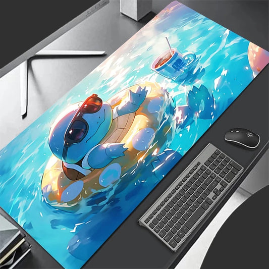 Squirtle Floatie Anime Mouse Pad