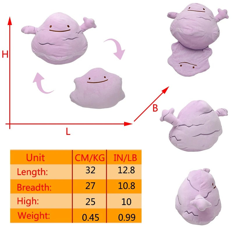 Ditto Muk Stuffed Plush